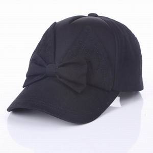 蝴蝶結棒球時裝帽_帽子定制廠家_浙江高普服飾有限公司